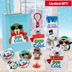 God is Cool Gift Pack w/Plush